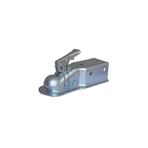 Husky Towing 87076; Straight Channel Mount Trailer Coupler; 3 Inch Channel; 2 Inch Ball; 6000 lb 87076 - main